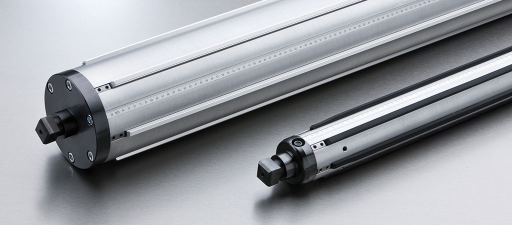 Winding shafts with lightweight aluminium profile